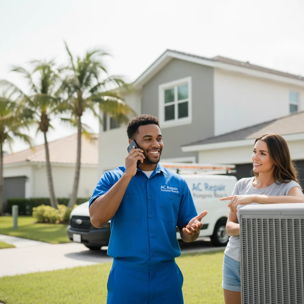 AC Repair Pompano Beach customer support in Salmon